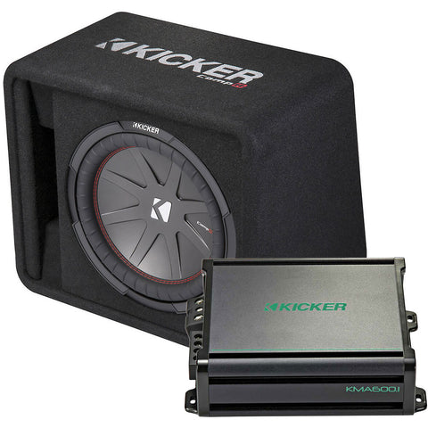 Kicker 12" CompR Loaded Subwoofer Enclosure Package