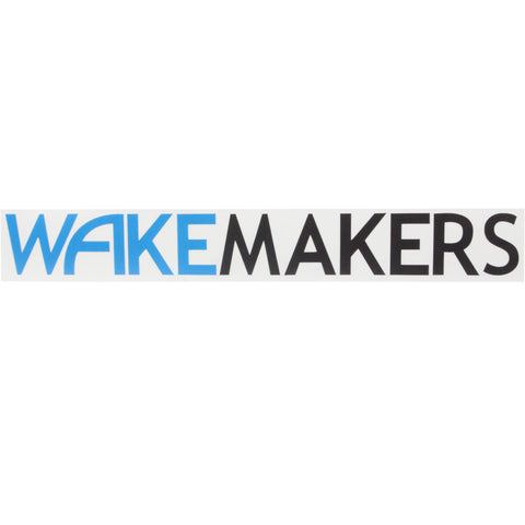 WakeMAKERS Die-cut Decal Sticker