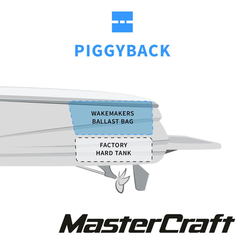 WakeMAKERS 2013 Mastercraft X10 PiggyBack Rear Factory Ballast Upgrade