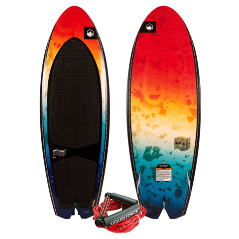 2025 Liquid Force Rocket Wakesurf Board w/ Handle Package