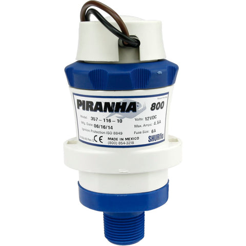 Shurflo Piranha 800 GPH Aerator Ballast Pump (110lbs/min)