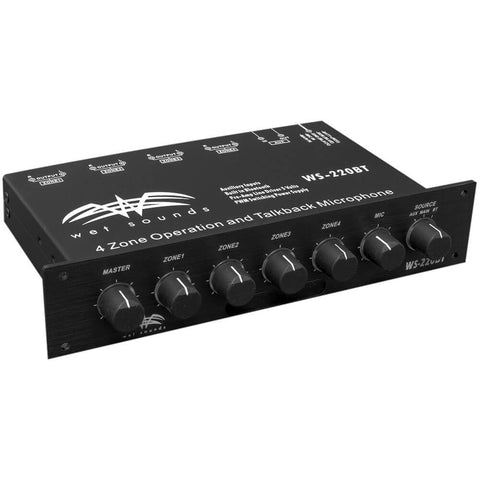 Wet Sounds 4-Zone Level Controller w/Bluetooth