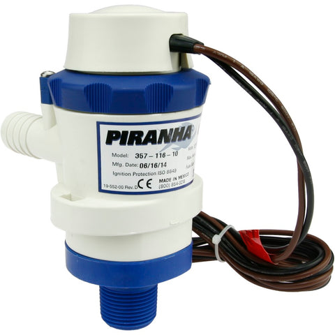 Shurflo Piranha 800 GPH Aerator Ballast Pump (110lbs/min)