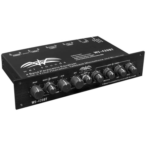 Wet Sounds WS-420 BT Multi-Zone Parametric Equalizer w/Bluetooth