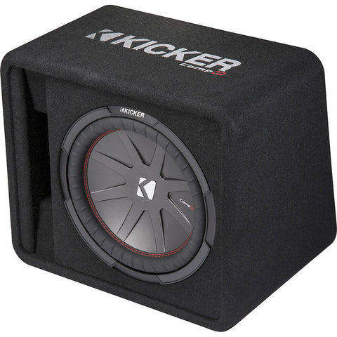 Kicker 12" CompR Loaded Subwoofer Enclosure Package