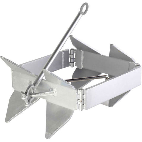 Seachoice Box Anchor Galvanized Fold-and-Hold Boat Anchor