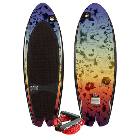 2025 Liquid Force Rocket Wakesurf Board w/ Handle Package