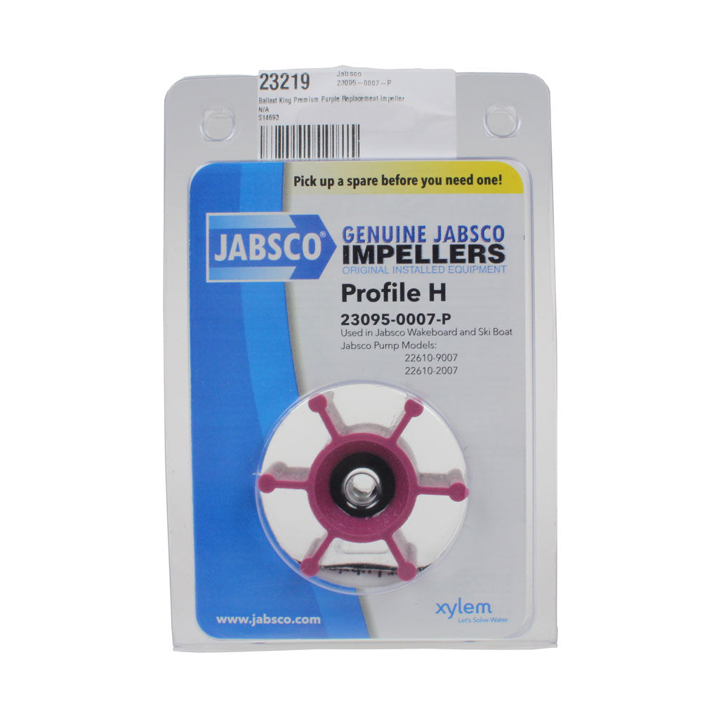 Jabsco Ballast King Premium Purple Replacement Impeller