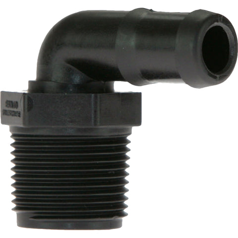 WakeMAKERS 1" Thread x 3/4" Hose Barb Elbow