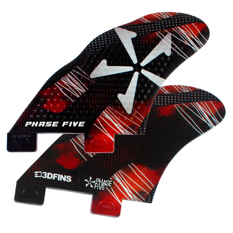 Phase 5 3D Speed Base Twin Fin Set