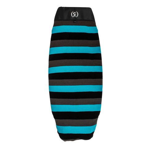 Ronix Surf Sock - Wide Nose - Aqua Blue/ Black / Grey - Up To 6'