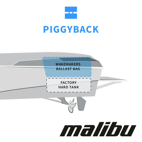 WakeMAKERS 2012 Malibu vRide 21 PiggyBack Rear Factory Ballast Upgrade