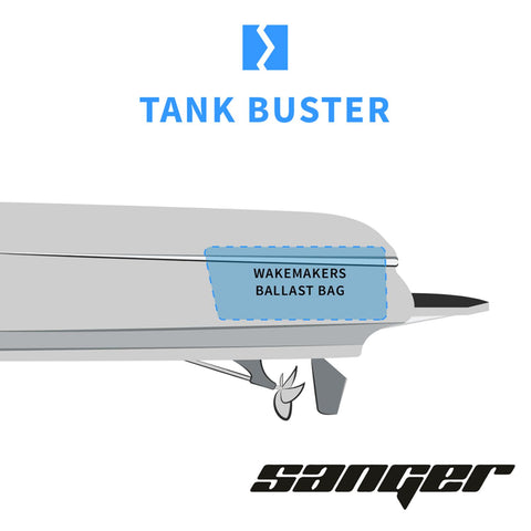 WakeMAKERS 2006-2013 Sanger V 210 TankBuster Rear Factory Ballast Upgrade