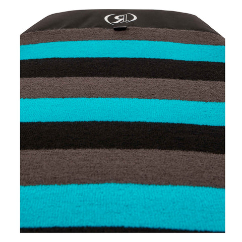 Ronix Surf Sock - Wide Nose - Aqua Blue/ Black / Grey - Up To 6'