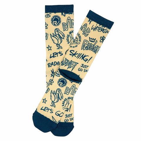 Radar Ski Beach Crew Socks