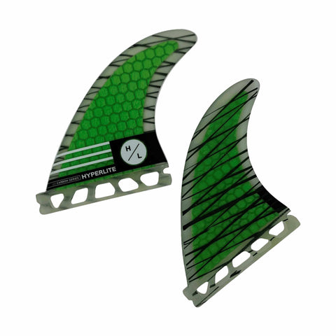 Hyperlite 4.5 Riot Carbon Surf Fin Set