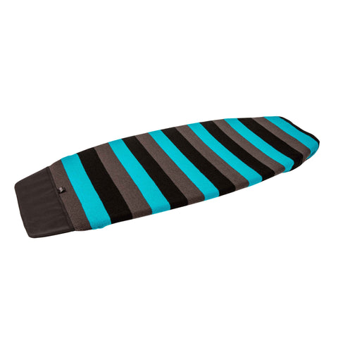 Ronix Surf Sock - Wide Nose - Aqua Blue/ Black / Grey - Up To 6'