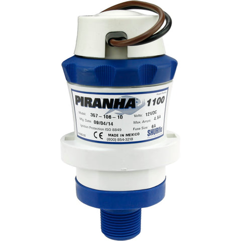 Shurflo Piranha 1100GPH Aerator Ballast Pump (153lbs/min)